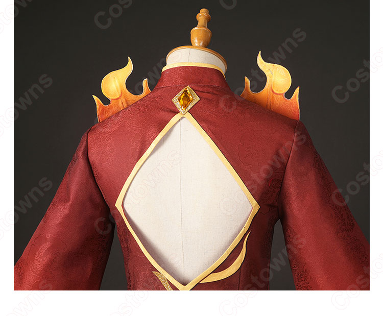 仙衆夜叉 応達(おうたつ) 火鼠大将 コスプレ衣装 『原神』 炎夜叉 cosplay 仮装 変装-6