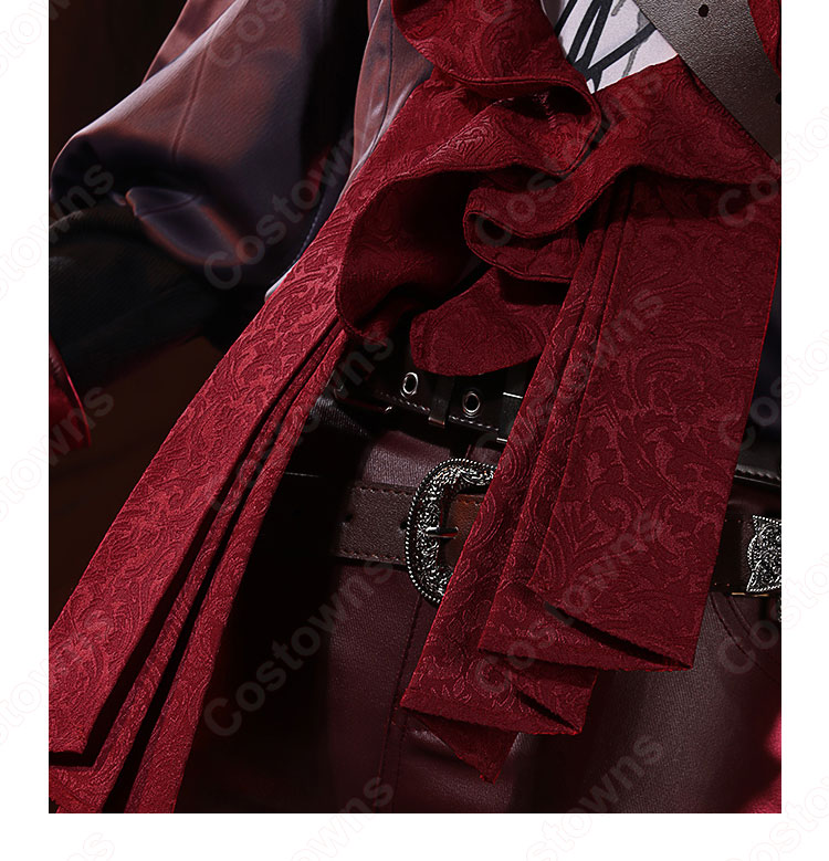 アイデンティティV 傭兵(ナワーブ・サベダー) 赤服の人物 コスプレ衣装 【IdentityV 第五人格】サバイバー スキン cosplay 仮装 変装-7