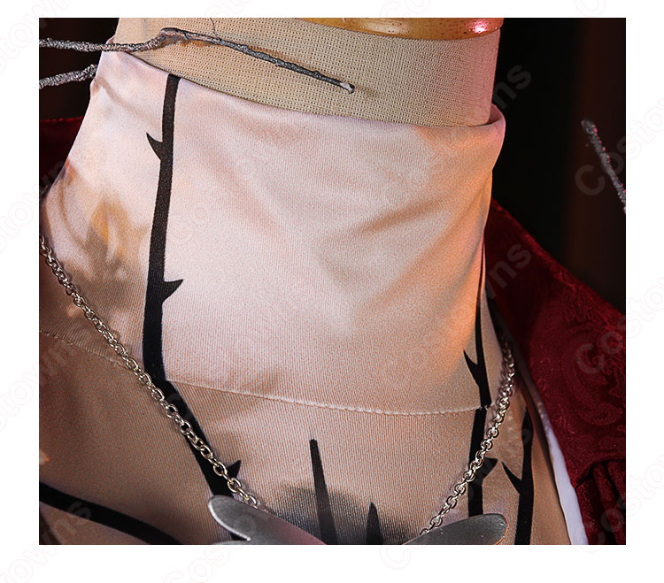 アイデンティティV 傭兵(ナワーブ・サベダー) 赤服の人物 コスプレ衣装 【IdentityV 第五人格】サバイバー スキン cosplay 仮装 変装-3