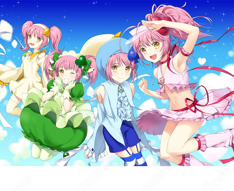 あむのしゅごキャラ ダイヤ コスプレウィッグ 『しゅごキャラ!』 耐熱かつら cosplay wig 通販-1