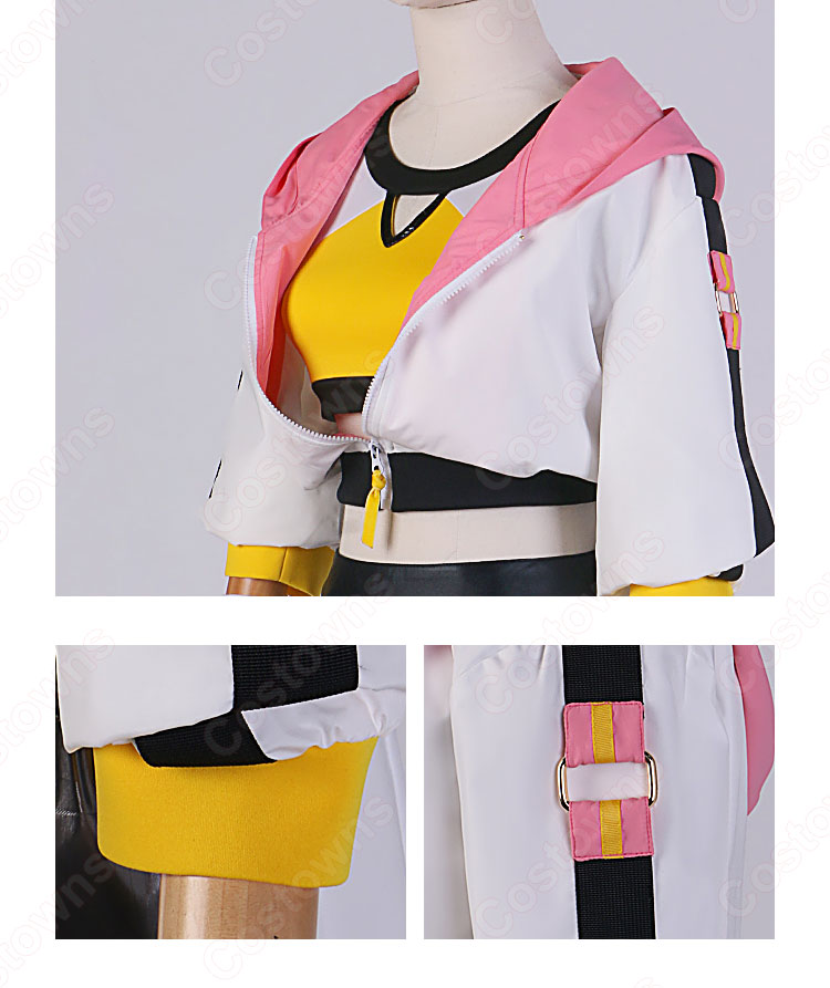 プロセカ Awake Now 小豆沢こはね コスプレ衣装 『プロジェクトセカイ カラフルステージ! feat. 初音ミク』 Vivid BAD SQUAD × 初音ミク MV衣装 cosplay 仮装 変装-7