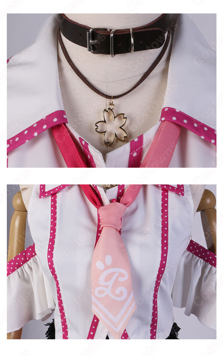 スクフェス 葉月恋 コスプレ衣装 『ラブライブ！ スクールアイドルフェスティバル』 チェリーブロッサム編 どんな桜も 覚醒前後 cosplay 仮装 変装-3