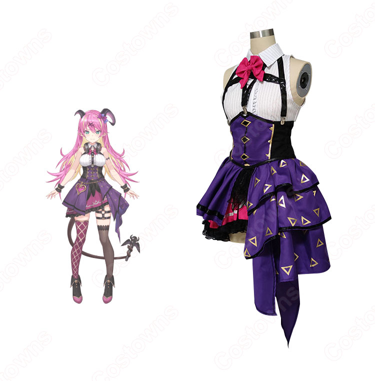 VTuber 魔乃アロエ コスプレ衣装 「hololive(ホロライブ)」 バーチャルYouTuber cosplay 仮装 変装-2