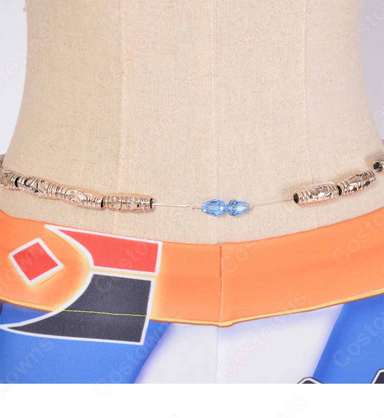 ポケモン ルリナ コスプレ衣装 みずユニフォーム 「ポケットモンスター」 cosplay 仮装 変装-4