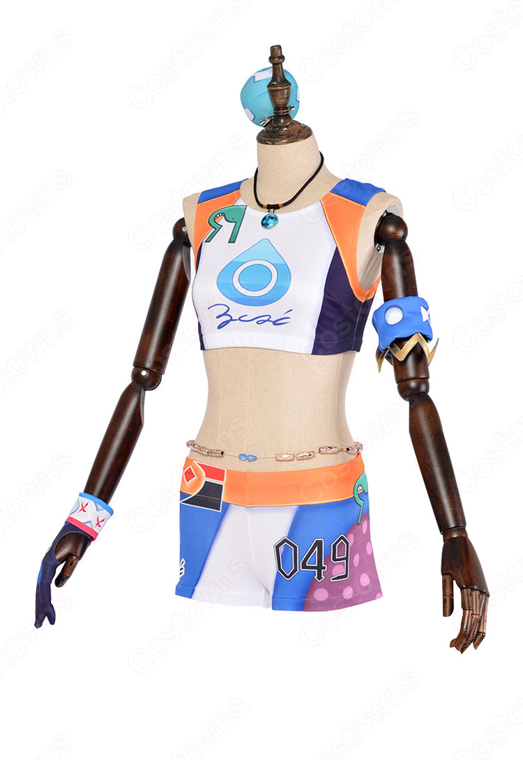 ポケモン ルリナ コスプレ衣装 みずユニフォーム