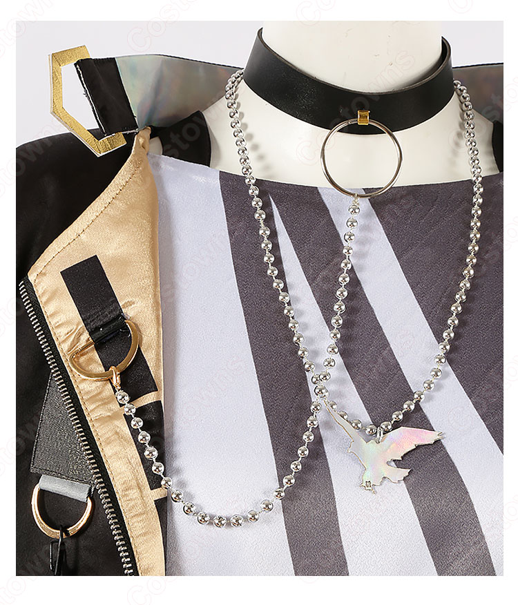 あんスタ 影片みか コスプレ衣装 あんさんぶるスターズ×時光代理人 「スカウト!光影の欠片 Black篇」 cosplay 仮装 変装-5