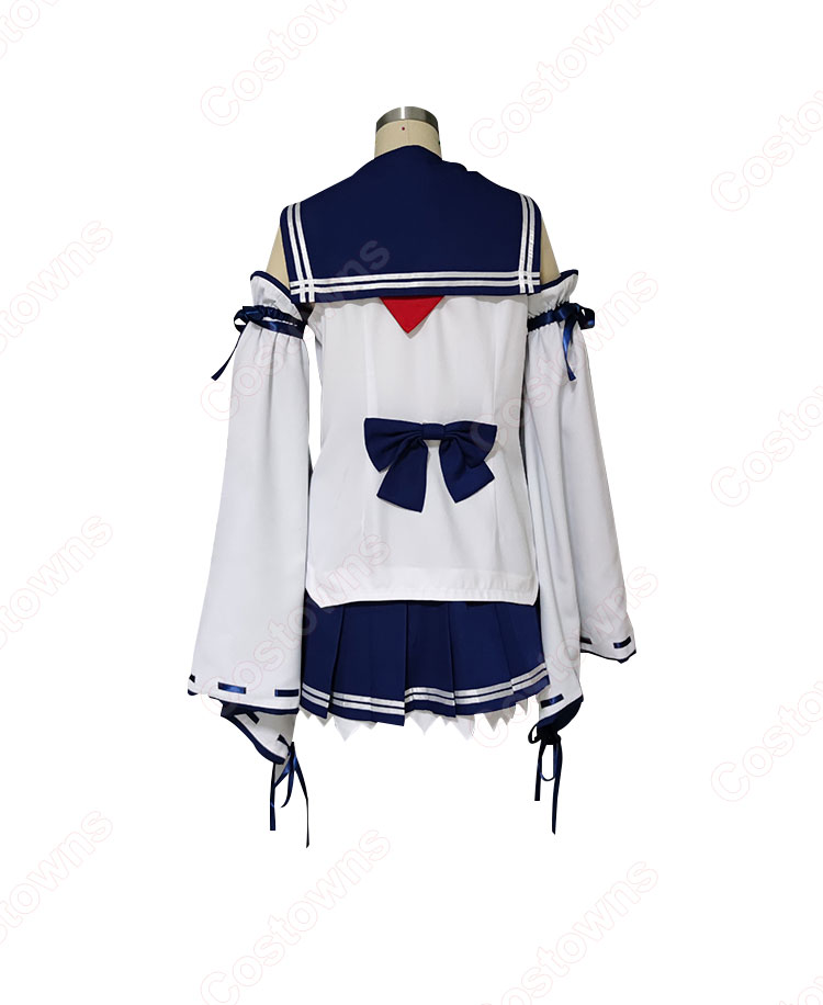 戦艦少女R 白雪 コスプレ衣装-4
