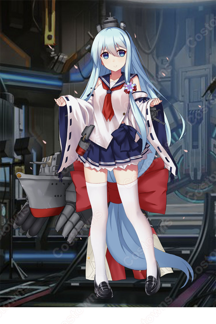 戦艦少女R 白雪 コスプレ衣装-1