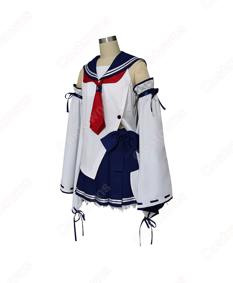 戦艦少女R 白雪 コスプレ衣装-3