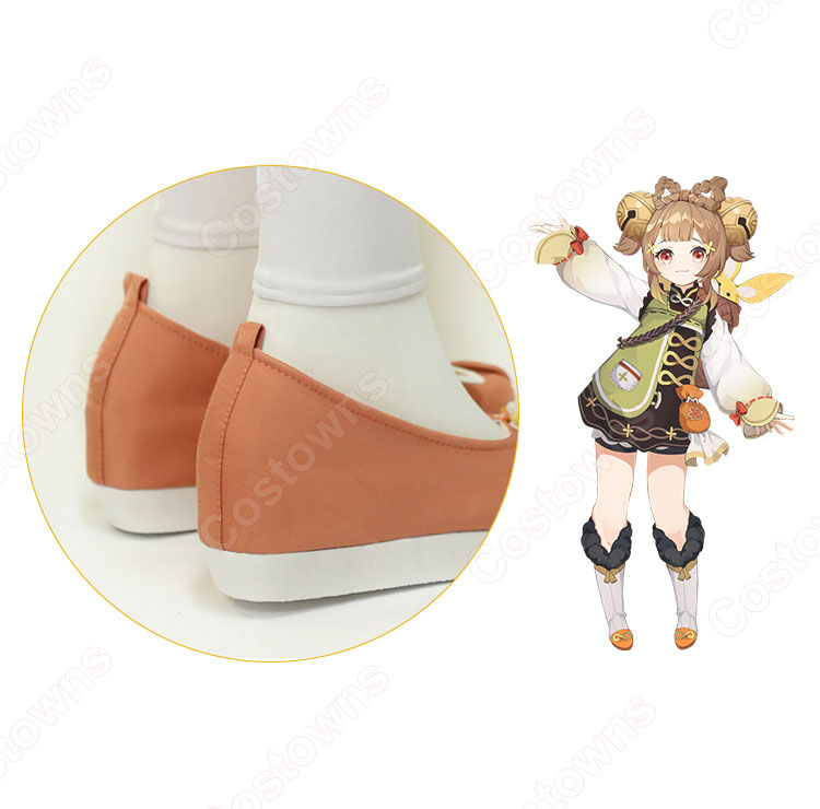 原神 ヨォーヨ コスプレ靴-3