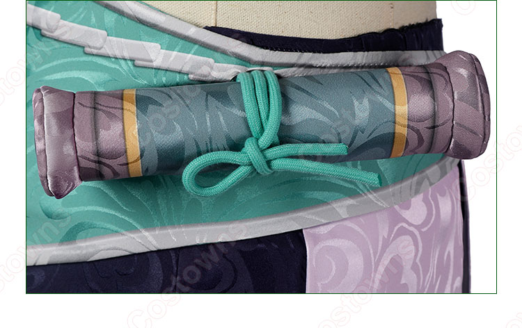 白朮 コスプレ衣装 『原神』 璃月港 不卜廬 薬局 店主 cosplay 仮装 変装-13