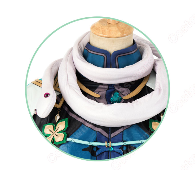 原神 白朮(びゃくじゅつ) コスプレ衣装-6