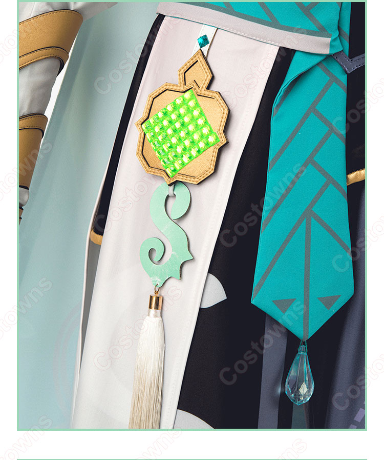 原神 白朮(びゃくじゅつ) コスプレ衣装-11