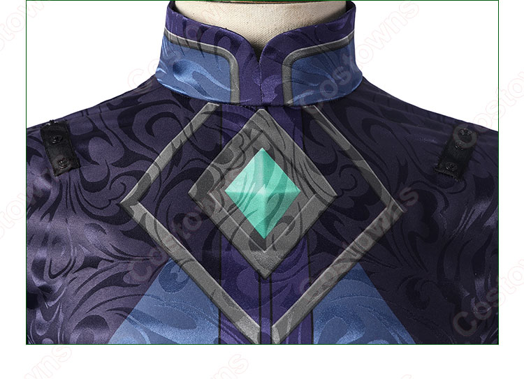 白朮 コスプレ衣装 『原神』 璃月港 不卜廬 薬局 店主 cosplay 仮装 変装-7