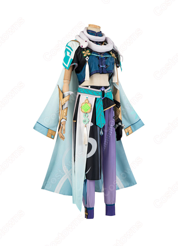 原神 白朮(びゃくじゅつ) コスプレ衣装-3