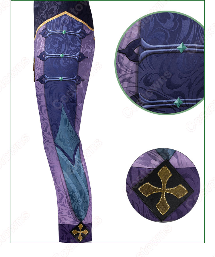 白朮 コスプレ衣装 『原神』 璃月港 不卜廬 薬局 店主 cosplay 仮装 変装-11