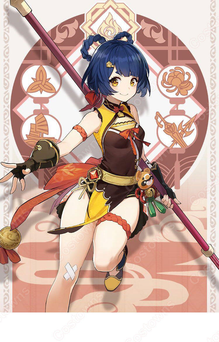 原神 香菱 コスプレ衣装 万民堂の新人シェフ cosplay 仮装 変装-1