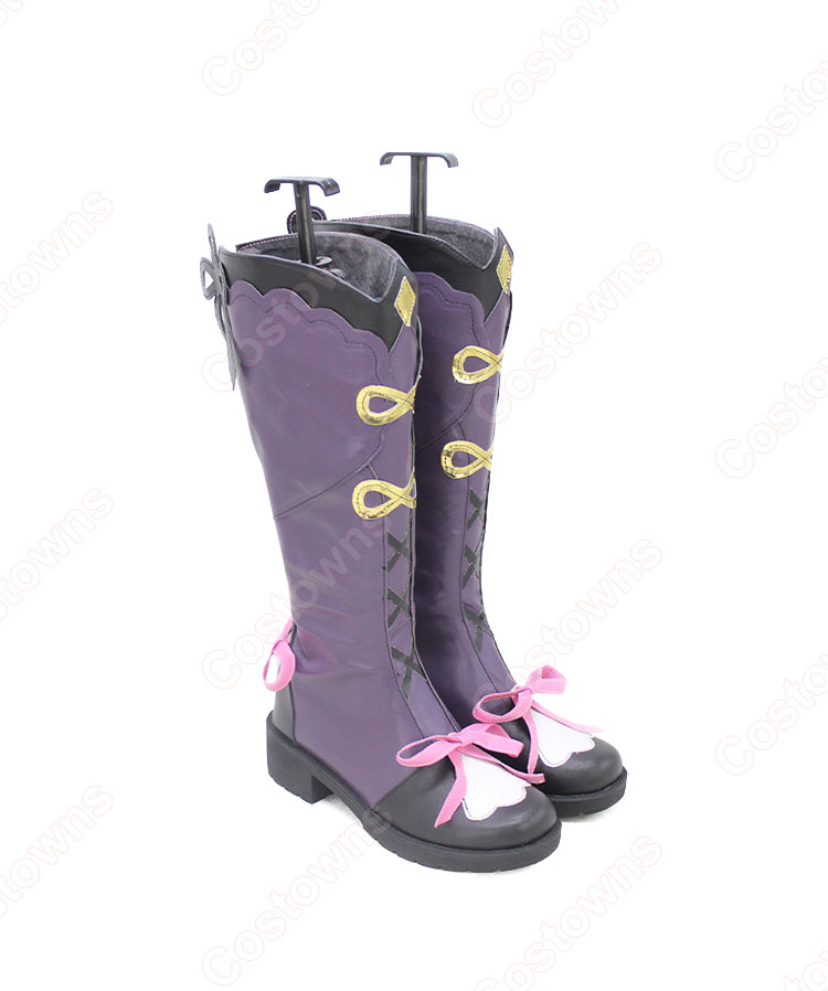 雲菫(ウンキン) コスプレ靴 『原神』 コスプレ シューズ コスプレ用 道具-3