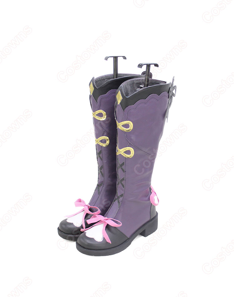 雲菫(ウンキン) コスプレ靴 『原神』 コスプレ シューズ コスプレ用 道具-4