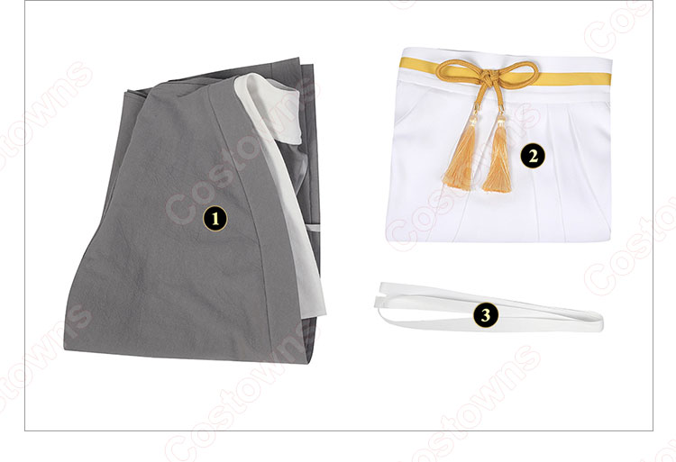 雪晴れに綻ぶ椿 神里綾人 剣道着 コスプレ衣装 『原神』 社奉行の現代当主 cosplay 仮装 変装-12