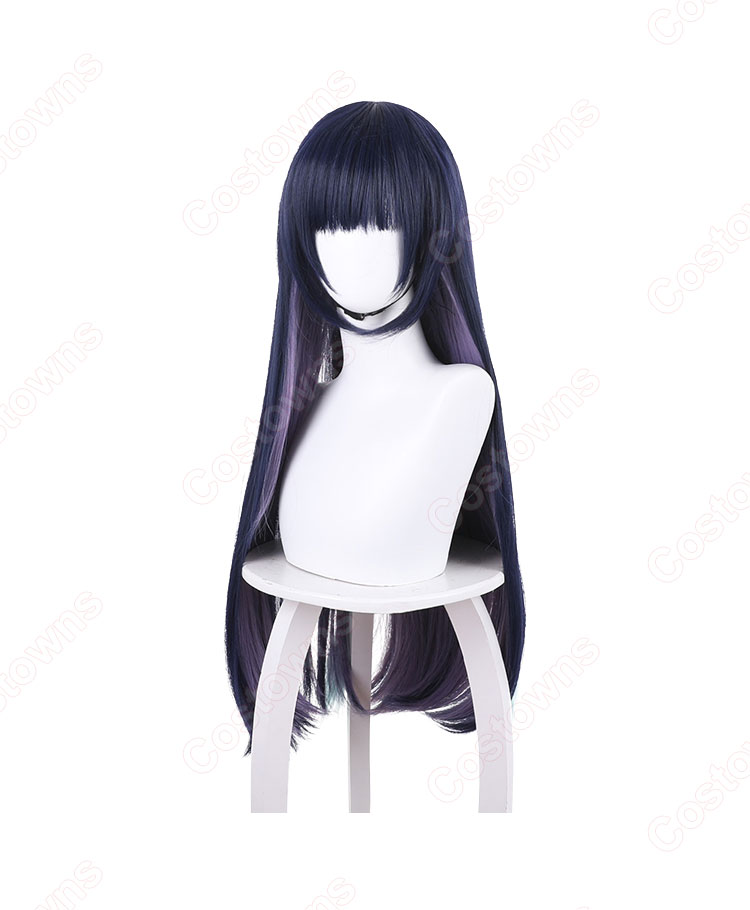 雲菫(ウンキン) コスプレウィッグ 『原神』 璃月 雲翰社 座長 耐熱かつら cosplay wig 通販-2