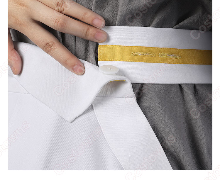 雪晴れに綻ぶ椿 神里綾人 剣道着 コスプレ衣装 『原神』 社奉行の現代当主 cosplay 仮装 変装-11