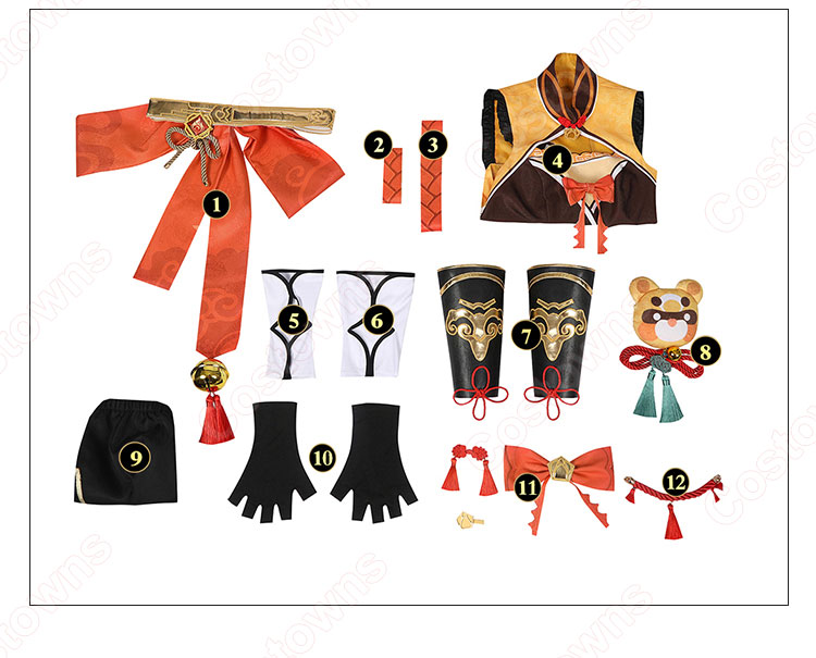 原神 香菱 コスプレ衣装 万民堂の新人シェフ cosplay 仮装 変装-15