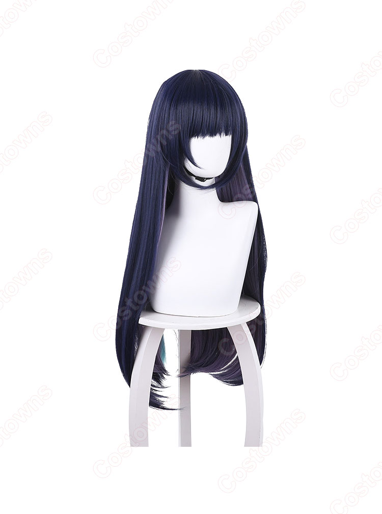 雲菫(ウンキン) コスプレウィッグ 『原神』 璃月 雲翰社 座長 耐熱かつら cosplay wig 通販-3