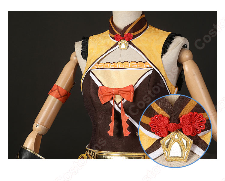 原神 香菱 コスプレ衣装 万民堂の新人シェフ cosplay 仮装 変装-5