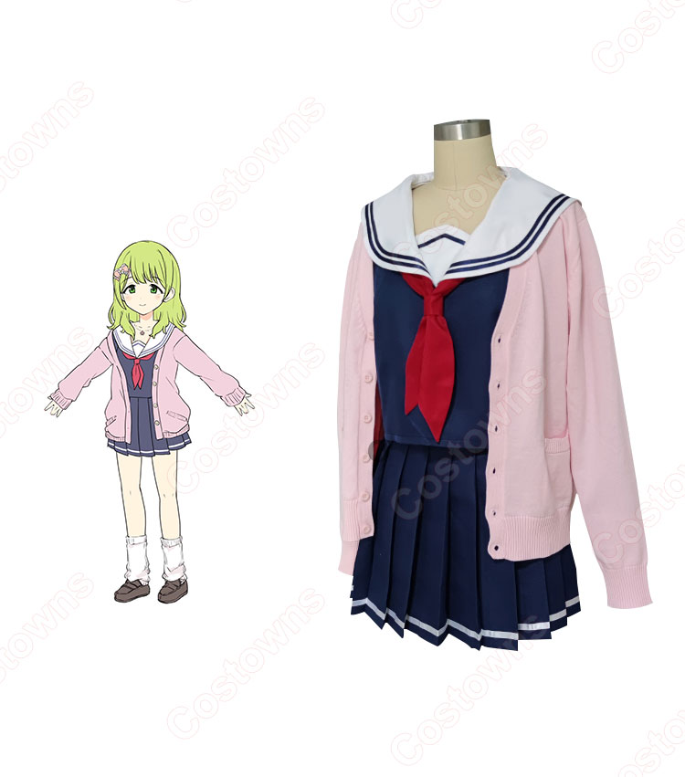 VTuber 森中花咲 5万人記念衣装 オトナver.学生服 コスプレ衣装