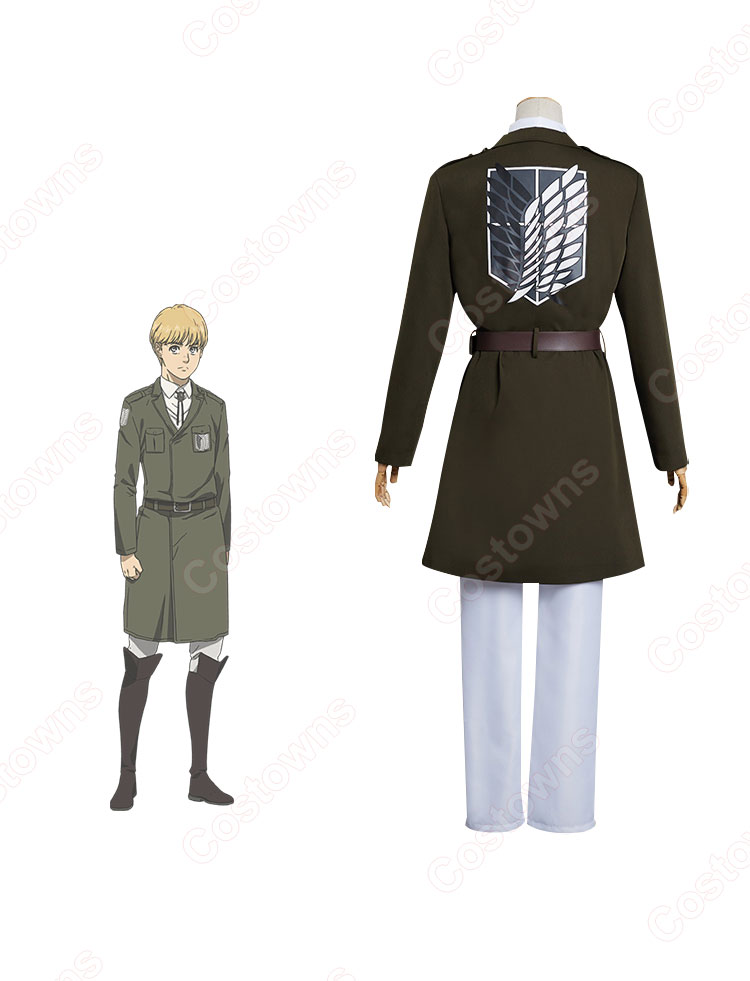 進撃の巨人 The Final Season 調査兵団 制服 コスプレ衣装 進撃の巨人 The Final Season 調査兵団 制服 コスプレ衣装
