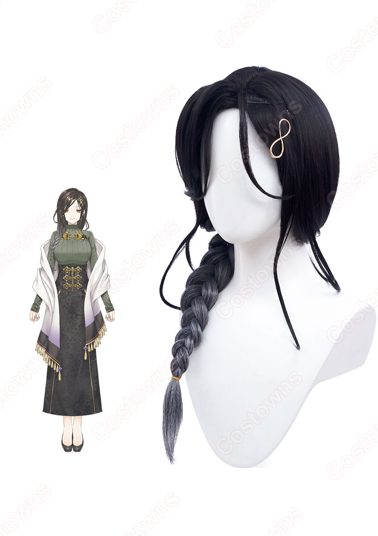 VTuber 白雪巴 コスプレウィッグ 『にじさんじ』 耐熱かつら cosplay wig 通販-3