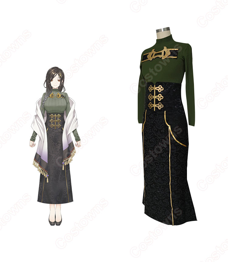 海外並行輸入正規品 VTuber 白雪巴 初期衣装 コスプレ衣装 『にじさんじ』 cosplay コスプレ衣装