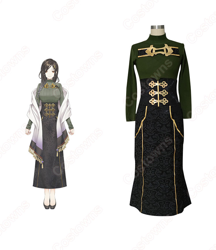 VTuber 白雪巴 初期衣装 コスプレ衣装 『にじさんじ』 cosplay 仮装 変装 - Costowns
