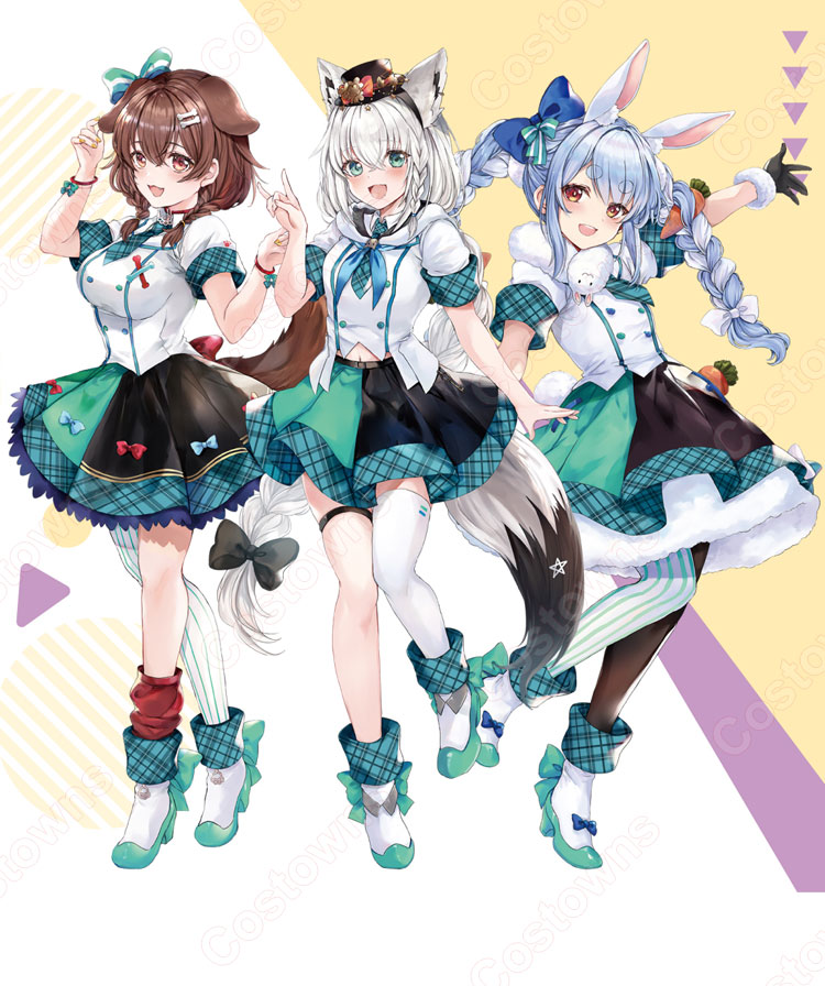 hololive（ホロライブ） 兎田ぺこら コスプレ衣装-1