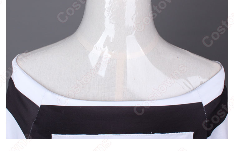 VTuber 兎田ぺこら 囚人服 コスプレ衣装 2021エイプリルフール 新衣装 「hololive(ホロライブ)」cosplay 仮装 変装-7