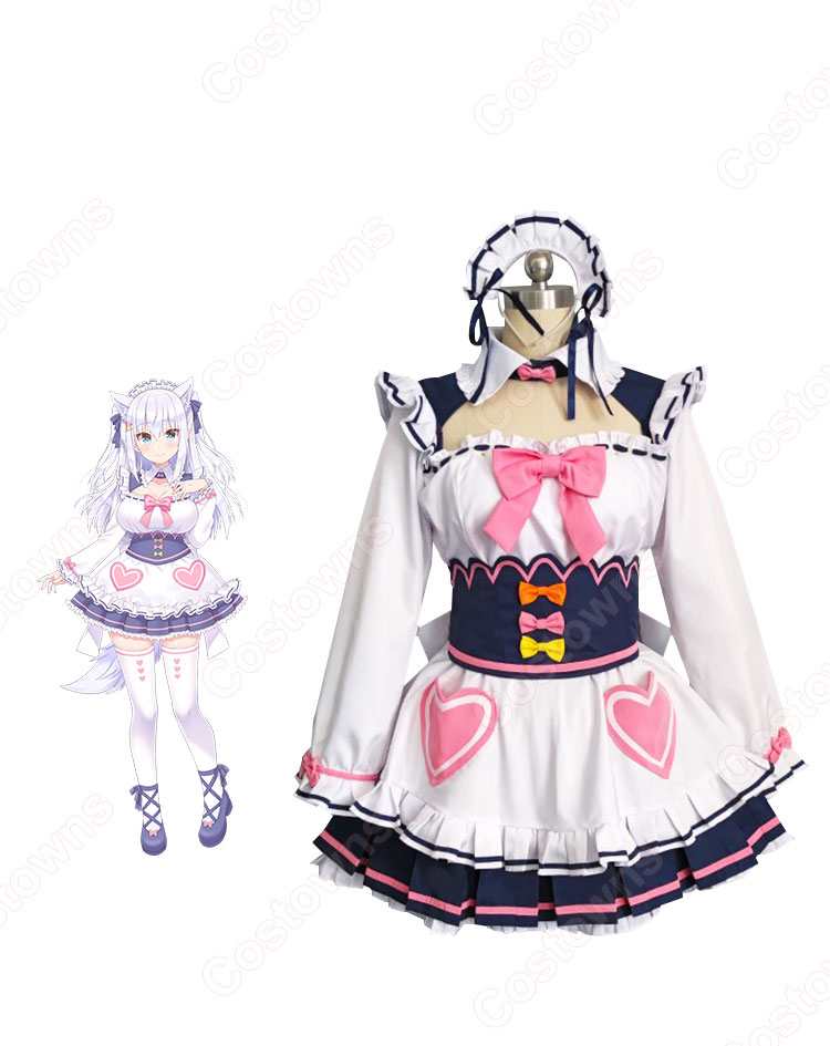 のりプロ 白雪みしろ メイド服 コスプレ衣装-1