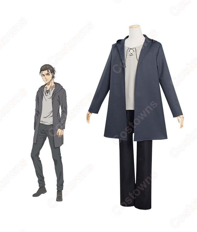 エレン・イェーガー コスプレ衣装 『進撃の巨人』 The Final Season cosplay 仮装 変装-2