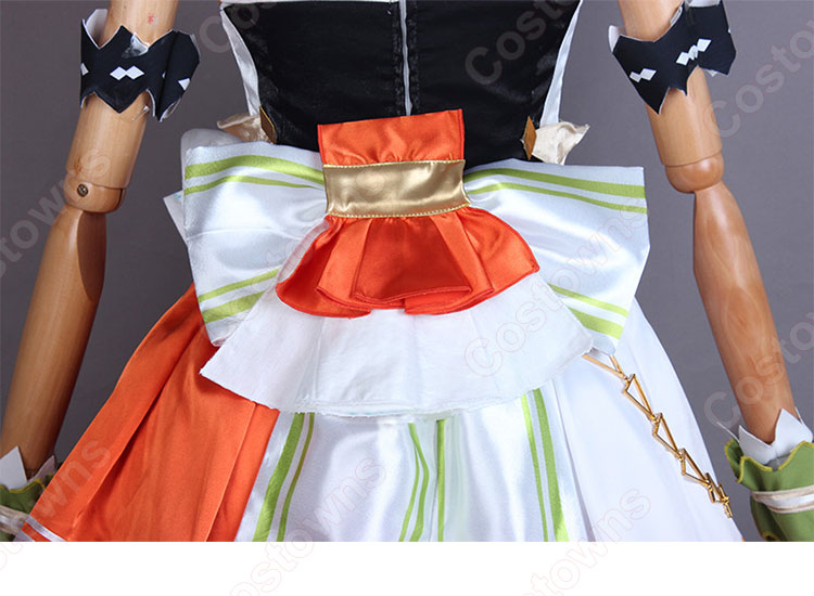 VTuber 夏色まつり アイドル衣装 コスプレ衣装 「hololive（ホロライブ）」 ノンストップ・ストーリー衣装 cosplay 仮装 変装-8