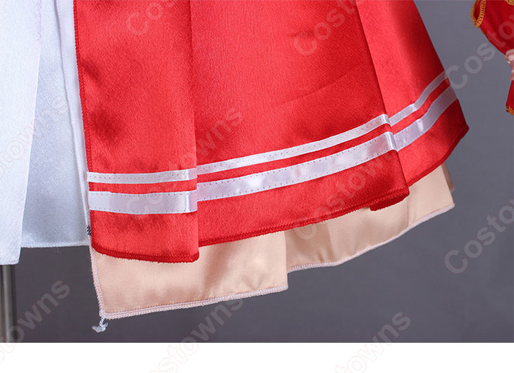 VTuber 赤井はあと アイドル衣装 コスプレ衣装 「hololive（ホロライブ）」 cosplay 仮装 変装-8