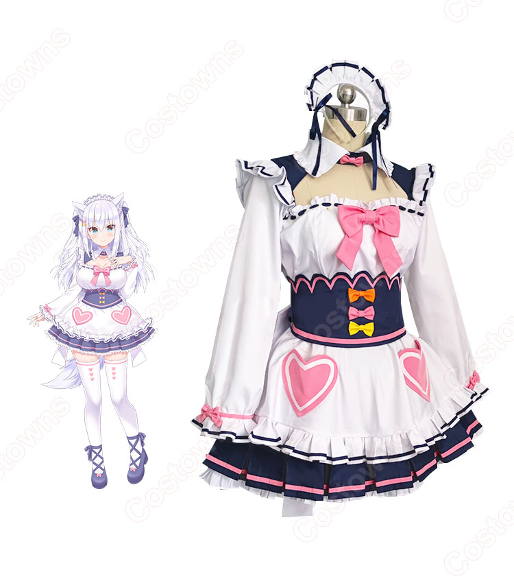 のりプロ 白雪みしろ メイド服 コスプレ衣装-2