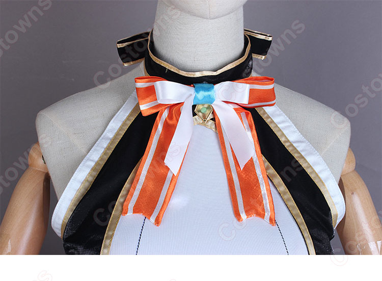 VTuber 夏色まつり アイドル衣装 コスプレ衣装 「hololive（ホロライブ）」 ノンストップ・ストーリー衣装 cosplay 仮装 変装-5