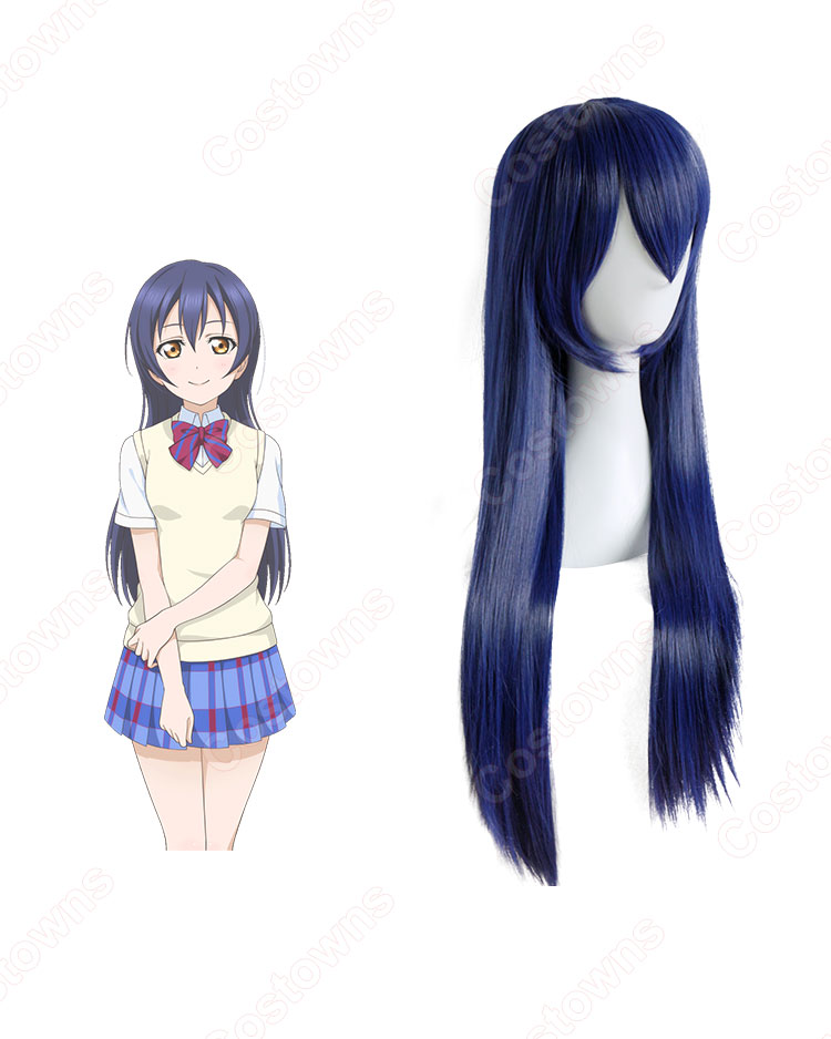 園田海未 コスプレウィッグ 『ラブライブ!』 耐熱かつら cosplay wig 通販-2