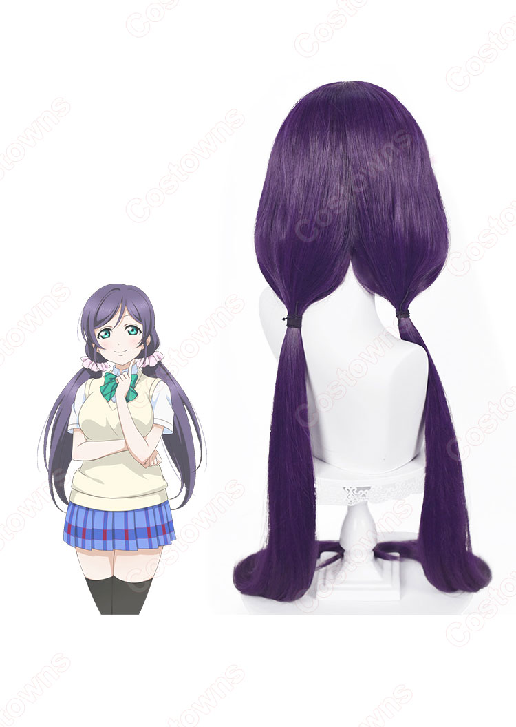 東條希(とうじょうのぞみ) コスプレウィッグ 『ラブライブ!』 耐熱かつら cosplay wig 通販-3