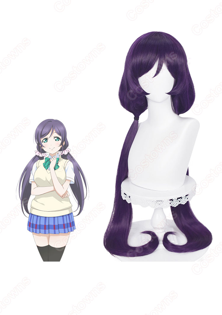 東條希(とうじょうのぞみ) コスプレウィッグ 『ラブライブ!』 耐熱かつら cosplay wig 通販-2