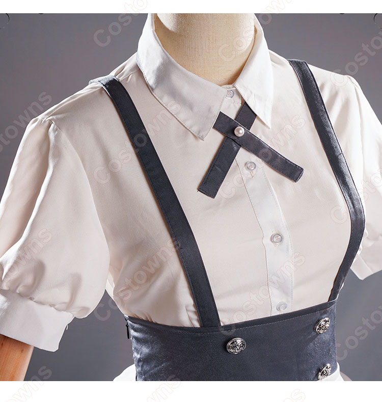 よふかしのうた 七草ナズナ メイド服 コスプレ衣装-5