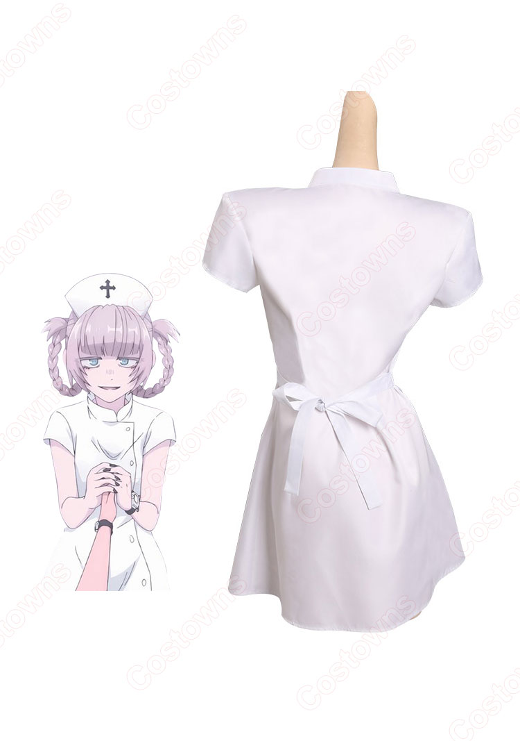 七草ナズナ ナース服 看護師 コスプレ衣装 『よふかしのうた』 cosplay 仮装 変装-4