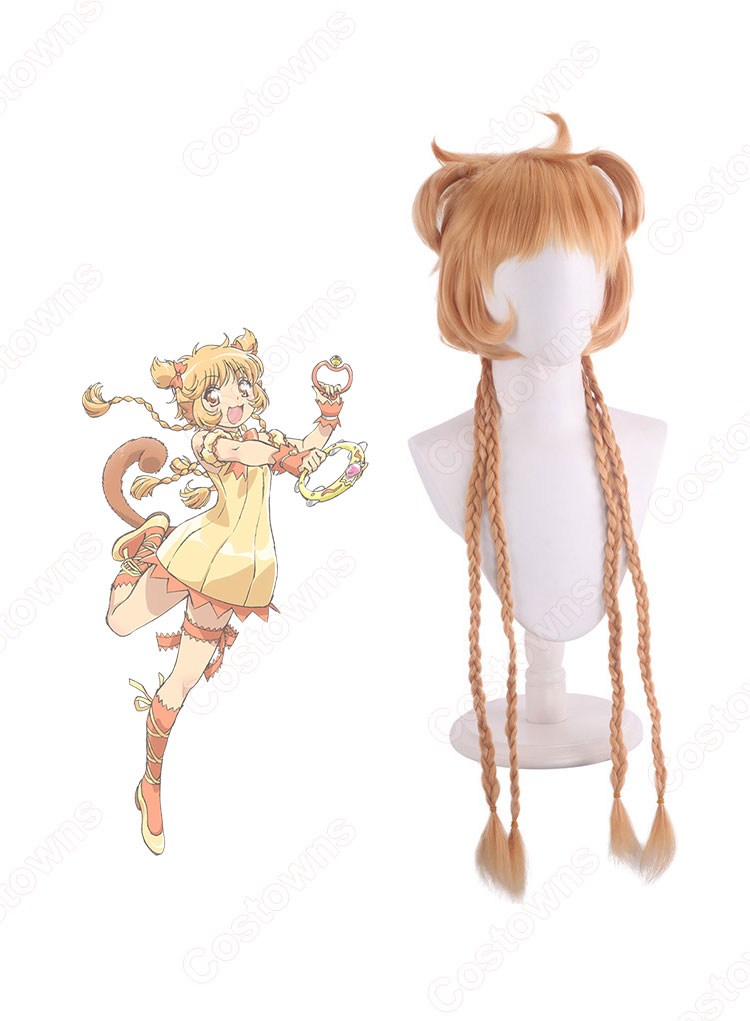東京ミュウミュウ 黄歩鈴 ミュウプリン コスプレウィッグ-3
