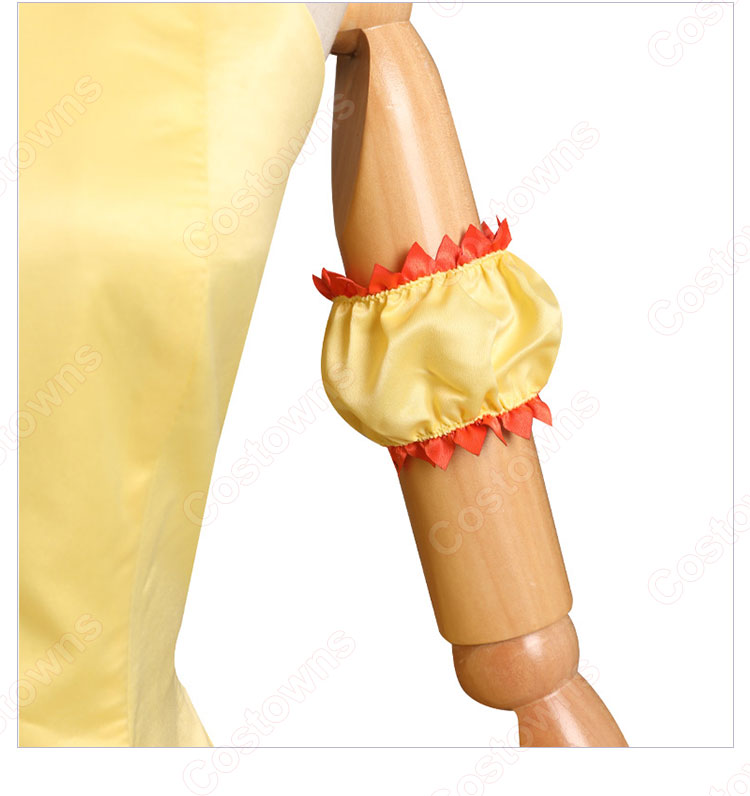 東京ミュウミュウ 黄歩鈴 ミュウプリン バトルコスチューム コスプレ衣装-6