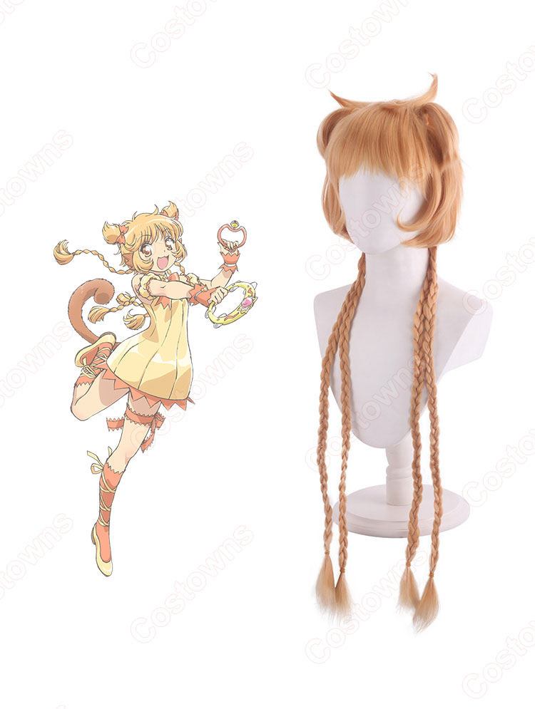 東京ミュウミュウ 黄歩鈴 ミュウプリン コスプレウィッグ-2